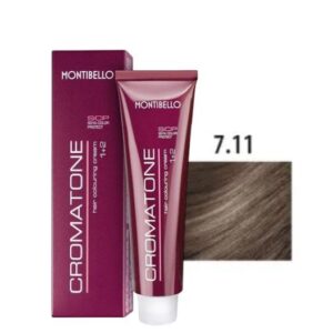 7.11 Rubio Ceniza Intenso Cromatone Montibello 60 Gr