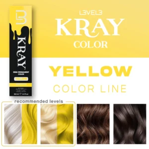 Kray Color Semi-Permanente Yellow Level 3 100 Ml